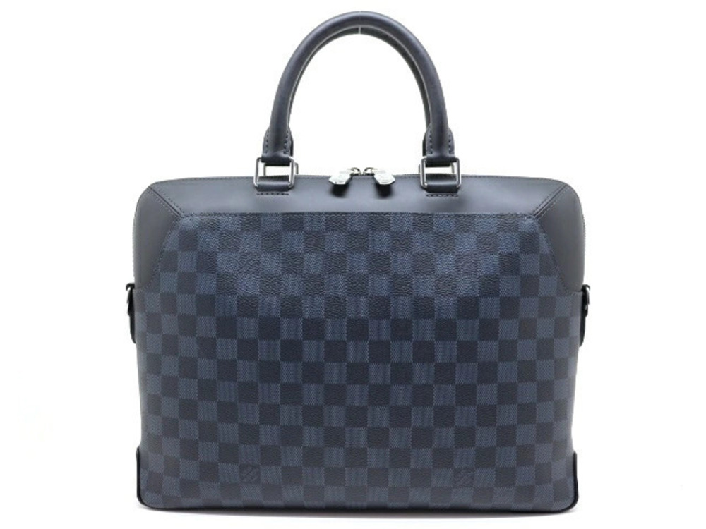 LOUIS VUITTON Bag Oliver Briefcase Business Damier Cobalt Blue